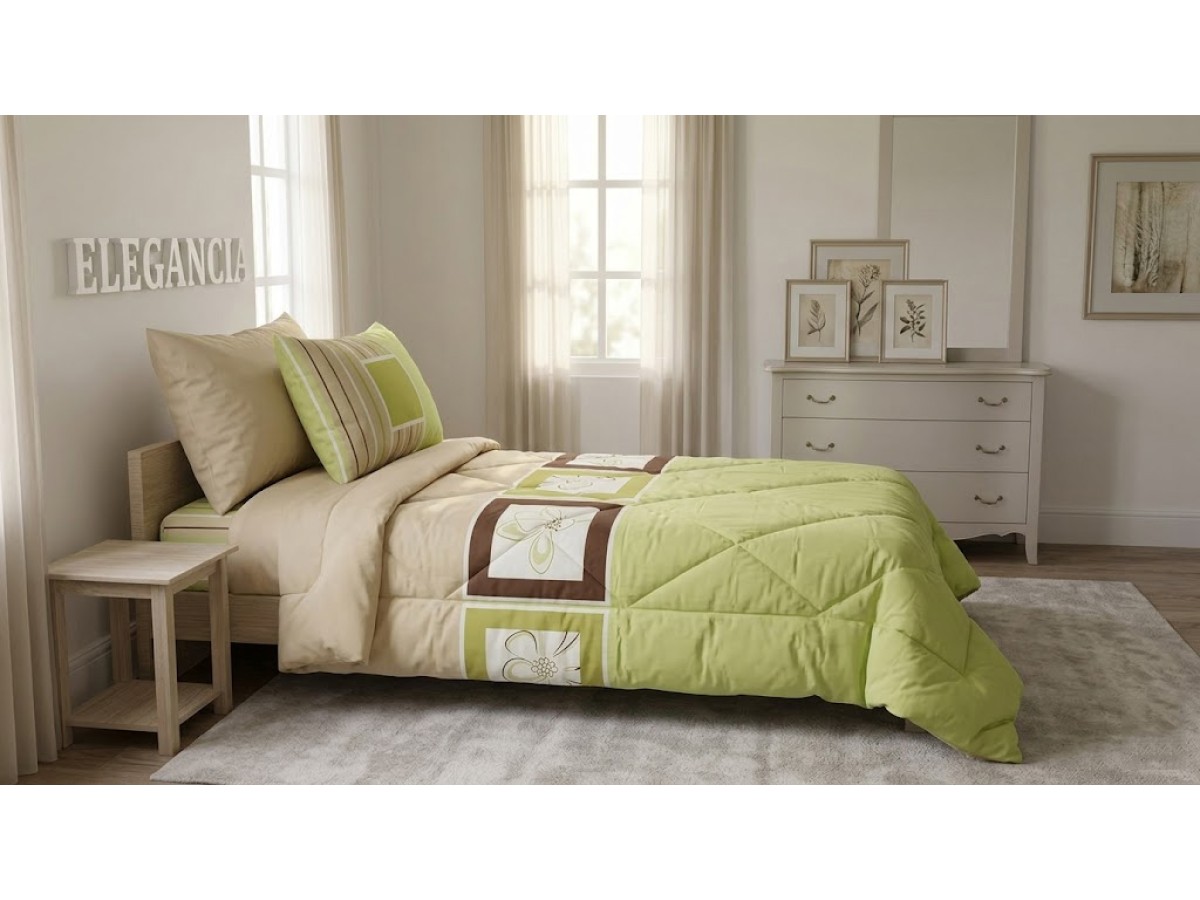 Elegancia Single Comforter Set  160x220CM 001 C08