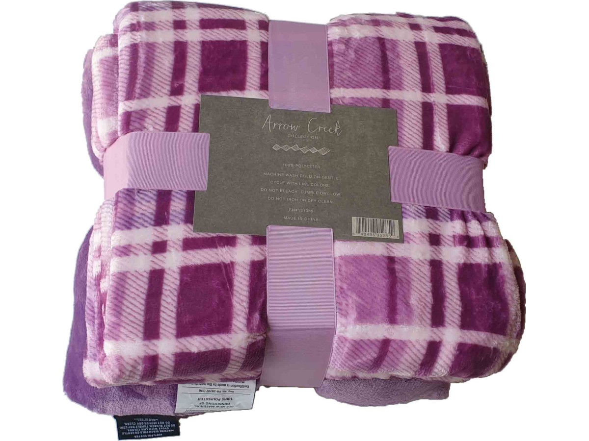 Flannel Blanket with Cushion 127x152CM 002 C09