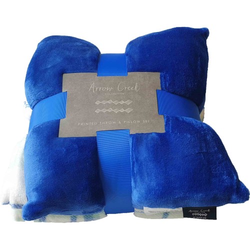 Flannel Blanket with Cushion 127x152CM 002 C15