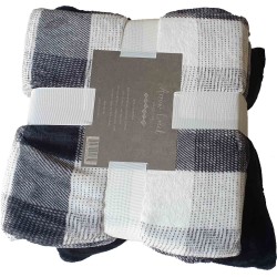 Flannel Blanket with Cushion 127x152CM 002 Black-Green-Grey-Blue-Lavander-Lailac