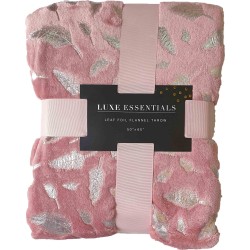 Flannel Leaf Foil Blanket 127x152CM 001 C04