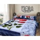 FLORA Classic 4Pc Blanket Set 220x240CM G4769 Blue