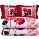FLORA Classic 4Pc Blanket Set 220x240CM G4769 Red