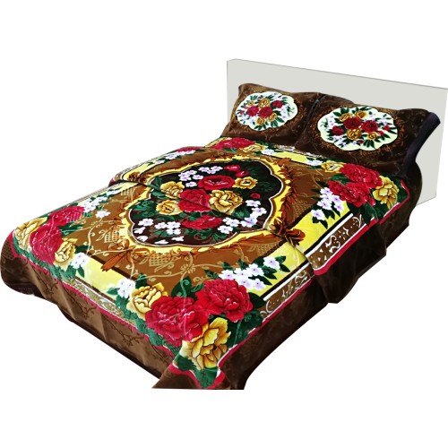 FLORA King Blanket 4Pc Set 220x240CM G190-33