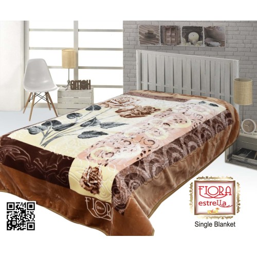 FLORA Estrella Single Blanket 160x220CM G657 C02
