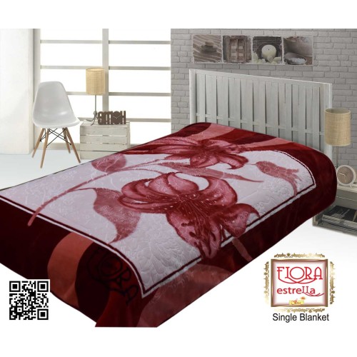 FLORA Estrella Single Blanket 160x220CM G660 C07