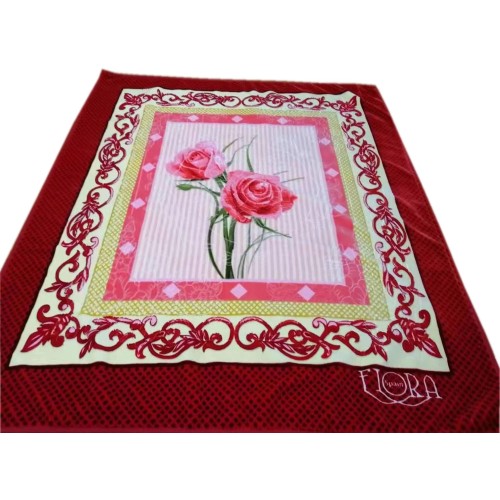 FLORA Luxury King Blanket Engraved 220x240CM G4768 C07