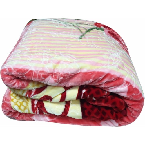FLORA Luxury King Blanket Engraved 220x240CM G4768 C07