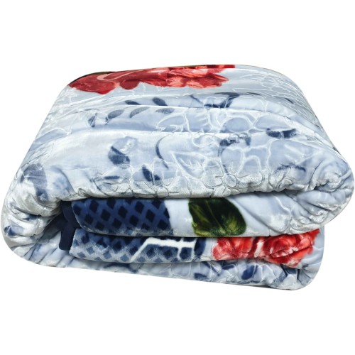 FLORA Luxury King Blanket Engraved 220x240CM G4769 C05
