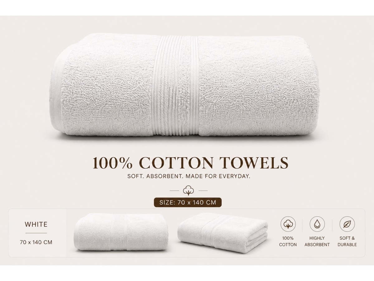 100% Cotton Towels 01