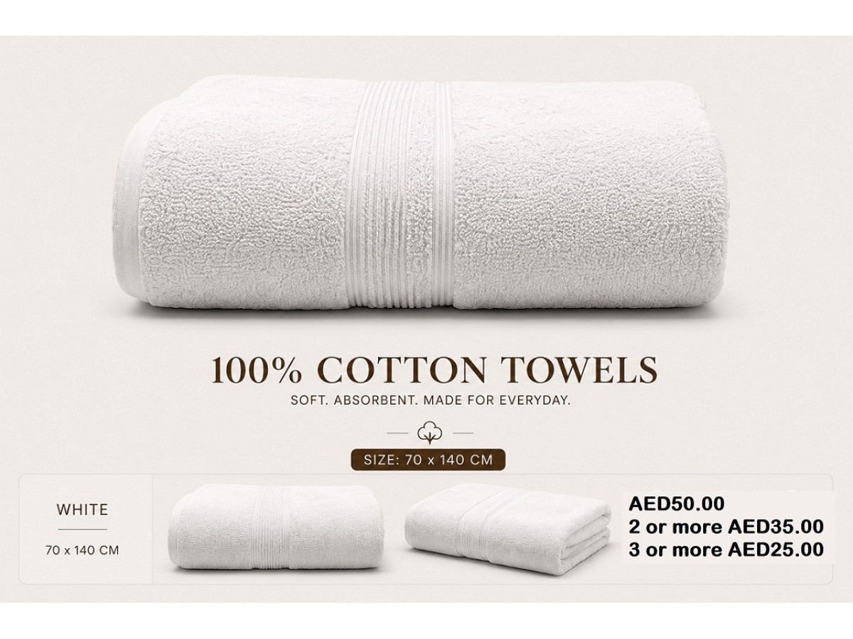 100% Cotton Towels 01