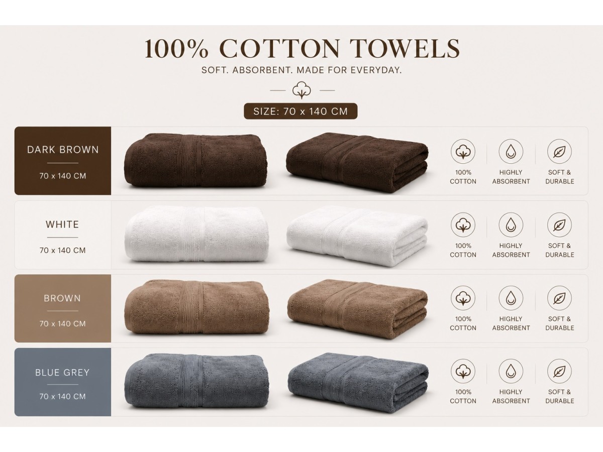 100% Cotton Towels 33