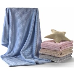 Mora Baby Cocole Blanket 80x110CM G85 Pink-Grey-Blue