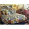 Buy more Pay Less offer Mora Percale Bedsheet D236 Blue  4pc King Set