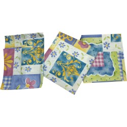 Mora Percale Bedsheet D236 Blue  4pc King Set