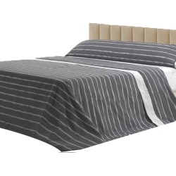 Mora Bedsheet Set 4pc King 270x270 CM  M88 Coral - Grey   Mora Bedsheet Set 4pc King 270x270 CM  M88 Coral - Grey