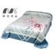 MORA King Blanket 220x240CM N89 Blue- Biege-Grey