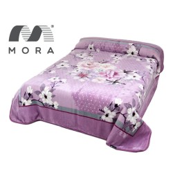 MORA King Blanket 220x240CM N91 Biege-Grey-Lailac
