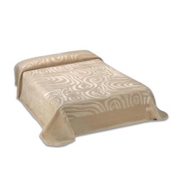 MORA King Blanket 220x240CM 773 Biege-Grey-Jeans-Pink MORA King Blanket 220x240CM 773 Biege-Grey-Jeans-Pink