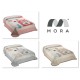 MORA King Blanket 220x240CM L95 Pink-Grey-Biege