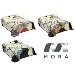 MORA SIGNATURE King 220x240CM K88 Blue-Grey-Bordeaux