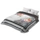 MORA King Blanket 220x240CM 2Ply Q23 Grey