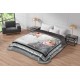 MORA King Blanket 220x240CM 2Ply Q23 Grey