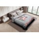 MORA King Blanket 220x240CM 2Ply Q24 Grey