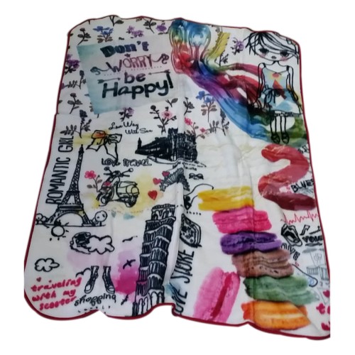 MORA Premium Printed Throw 130x170CM A90 C01